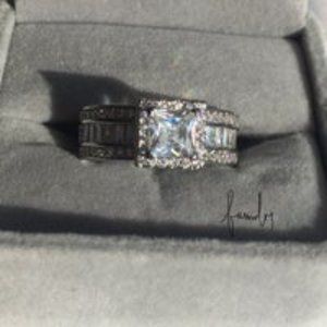 25 Sterling Silver Plated Round Brillant Cut CZ Wedding